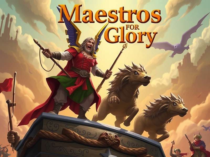 Maestros Quest For Glory Lore Art - Ancient Indian scroll depicting the Asura Cataclysm and the Divine Maestro's quest